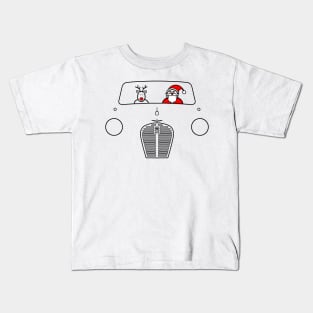 Austin A30 classic British car Christmas special edition Kids T-Shirt